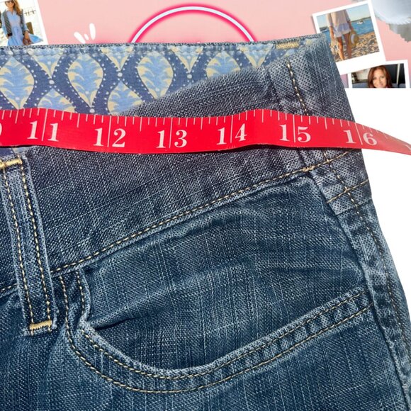 Vintage Wide Leg Flare Jeans Size 6 x 32 very cool - Picture 5 of 10